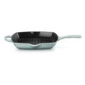 vierkante grillpan 26 cm sea salt le creuset