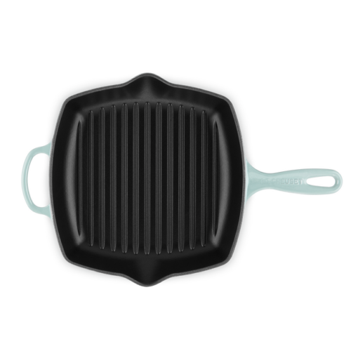 vierkante grillpan 26 cm sea salt le creuset vierkante grillpan 26 cm sea salt le creuset