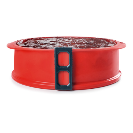 ibili siliconen ronde springvorm met glasbodem strawberry ibili siliconen ronde springvorm met glasbodem strawberry