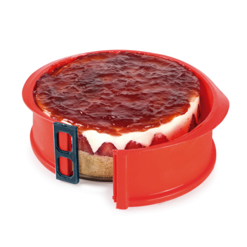 ibili siliconen ronde springvorm met glasbodem strawberry ibili siliconen ronde springvorm met glasbodem strawberry