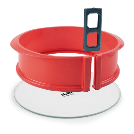 ibili siliconen ronde springvorm met glasbodem strawberry ibili siliconen ronde springvorm met glasbodem strawberry