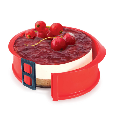 ibili siliconen ronde springvorm met glasbodem strawberry ibili siliconen ronde springvorm met glasbodem strawberry