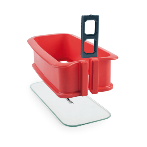 ibili siliconen rechthoekige springvorm met glasbodem strawberry ibili siliconen rechthoekige springvorm met glasbodem strawberry
