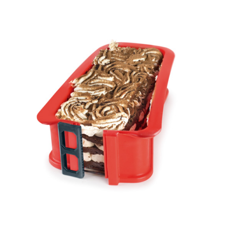 ibili siliconen rechthoekige springvorm met glasbodem strawberry ibili siliconen rechthoekige springvorm met glasbodem strawberry