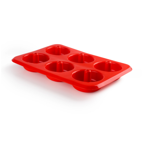 ibili siliconen doughnut bakvorm 6 stuks strawberry ibili siliconen doughnut bakvorm 6 stuks strawberry
