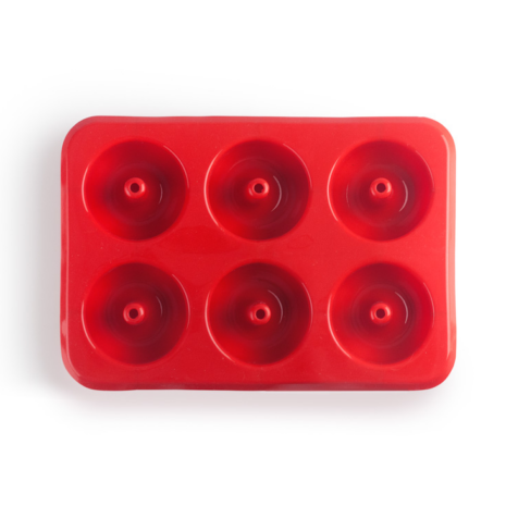 ibili siliconen doughnut bakvorm 6 stuks strawberry ibili siliconen doughnut bakvorm 6 stuks strawberry