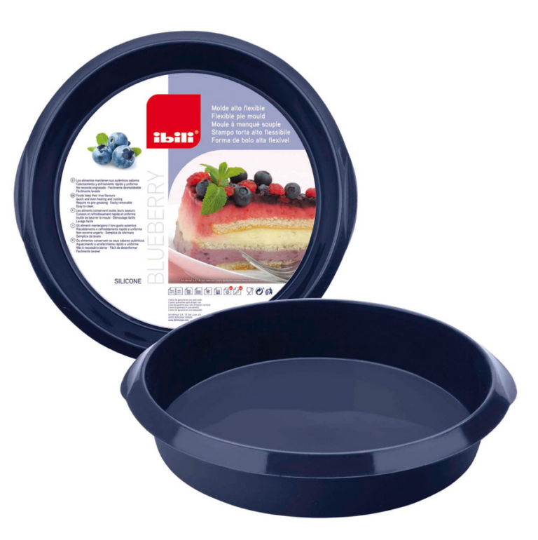 Ibili Siliconen ronde hoge bakvorm Blueberry