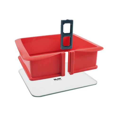 ibili siliconen vierkante springvorm met glasbodem strawberry ibili siliconen vierkante springvorm met glasbodem strawberry