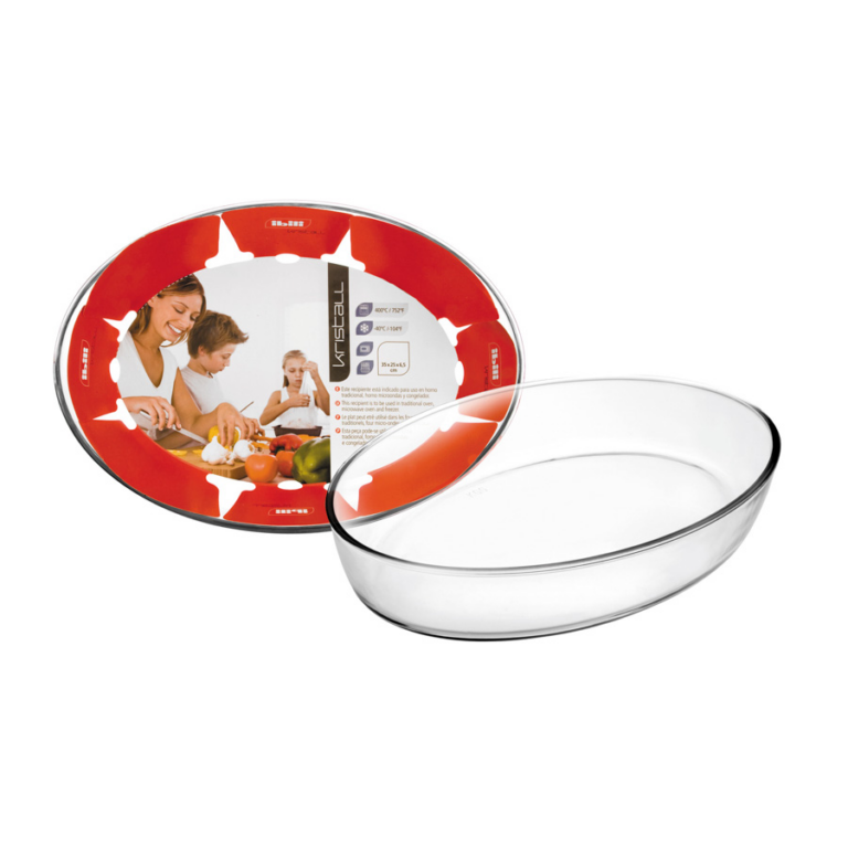 Ibili Ovenschaal ovaal Kristall Borosilicaat