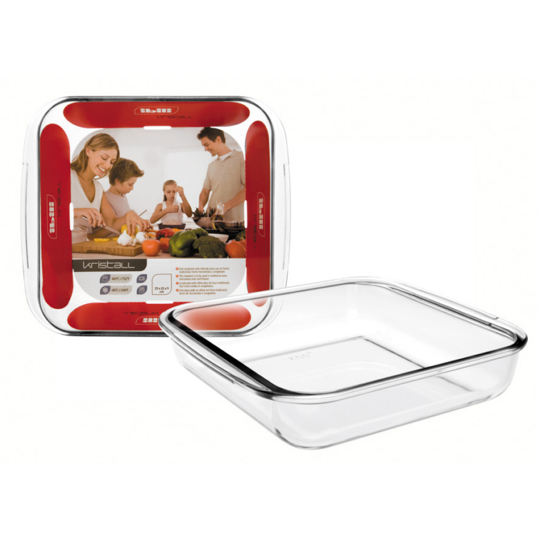 Ibili Ovenschaal vierkant Kristall Borosilicaat