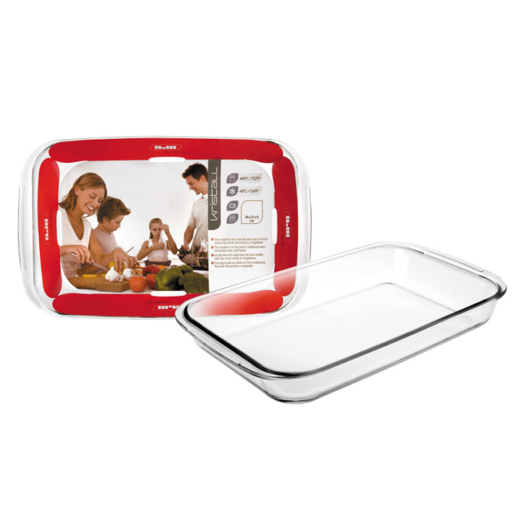 Ibili Ovenschaal laag rechthoekig Kristall Borosilicaat
