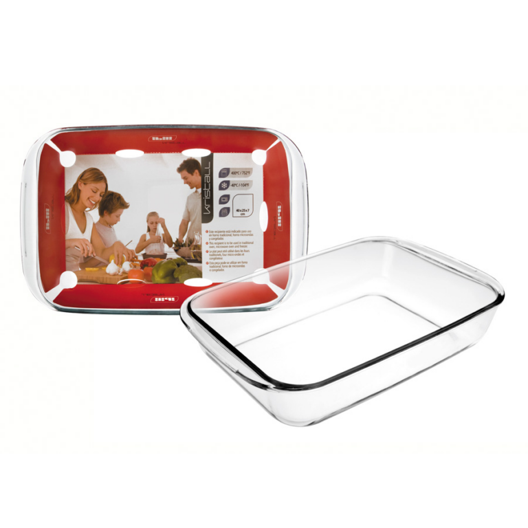 Ibili Ovenschaal hoog rechthoekig Kristall Borosilicaat