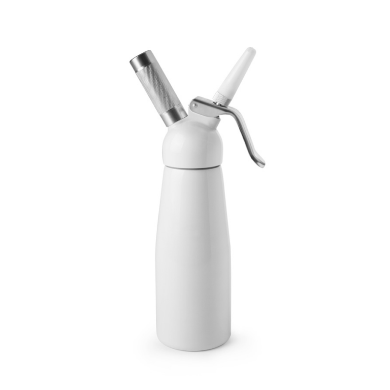 Slagroom siphon aluminium wit 0,5 liter