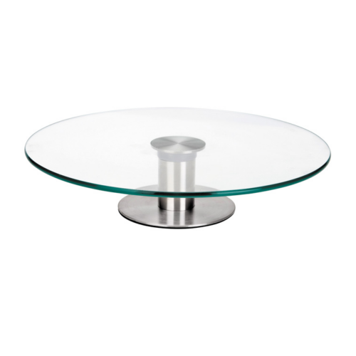 ibili taartplateau roterend rvs glas