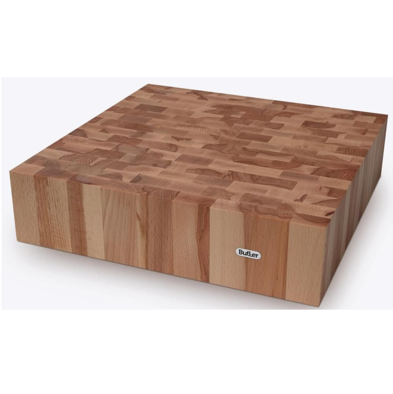Butler Hakblok beuk kopshout 40 x 40 x 10 cm