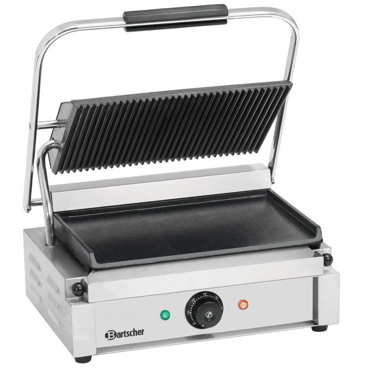 Bartscher Contactgrill Panini 1 glad-ribbel