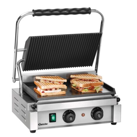 contactgrill panini 1 glad ribbel timer bartscher