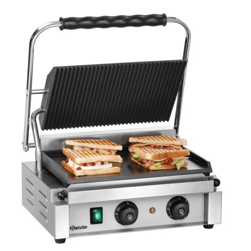 contactgrill panini 1 glad ribbel timer bartscher