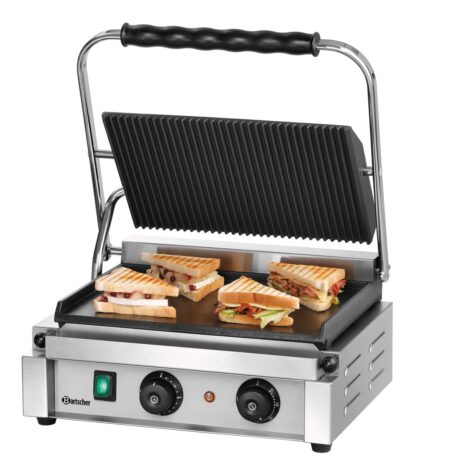contactgrill panini 1 glad ribbel timer bartscher contactgrill panini 1 glad ribbel timer bartscher