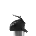 thermos kan met glazen binnenpot