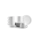 koffie kop en schotel 170 ml set van 6 stuks ibili