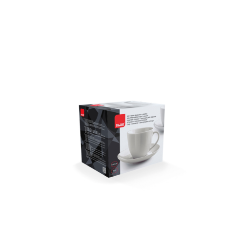 ontbijt kop en schotel 310 ml set van 4 stuks ibili ontbijt kop en schotel 310 ml set van 4 stuks ibili