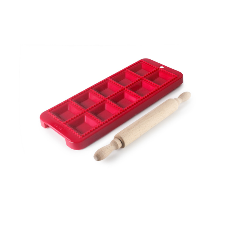 Vierkante ravioli plank