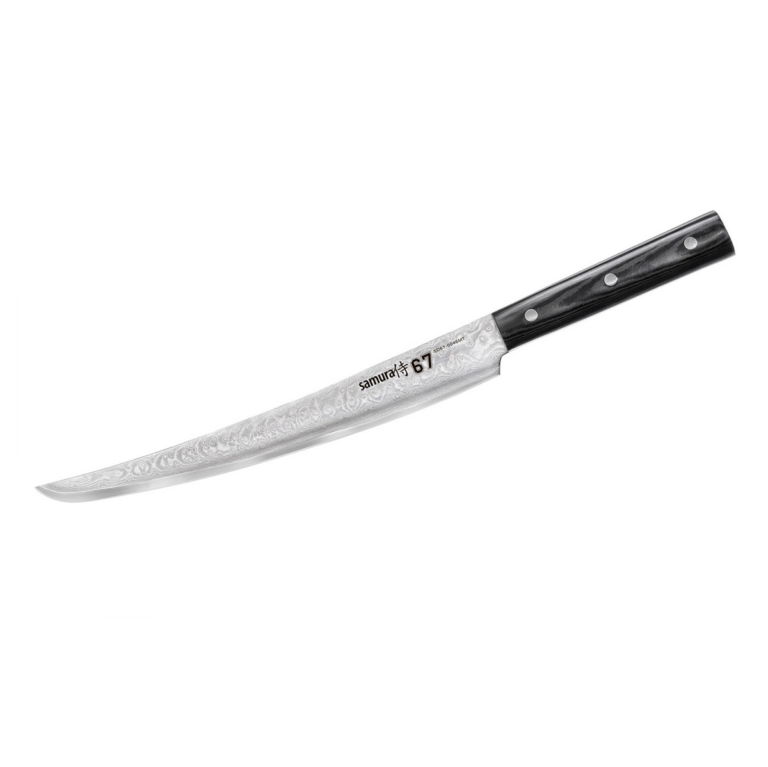 Samura Vleesmes Tanto 24 cm Damascus 67