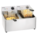friteuse rvs dubbel 2 x 8 liter bartscher