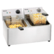 friteuse rvs dubbel 2 x 8 liter bartscher