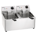 friteuse rvs dubbel 2 x 8 liter bartscher