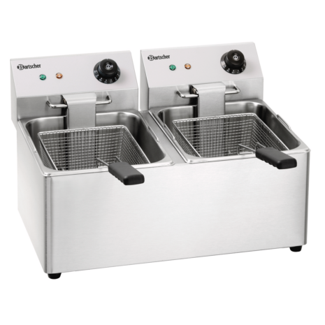 friteuse rvs dubbel 2 x 8 liter bartscher friteuse rvs dubbel 2 x 8 liter bartscher