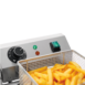 friteuse rvs dubbel 2 x 8 liter plus bartscher