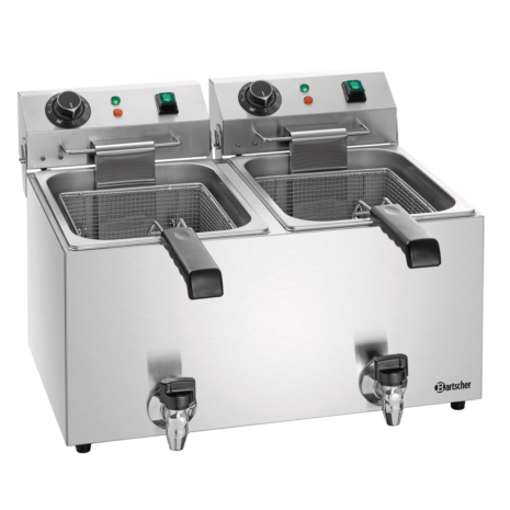 friteuse rvs dubbel 2 x 8 liter plus bartscher friteuse rvs dubbel 2 x 8 liter plus bartscher