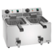 friteuse rvs dubbel 2 x 8 liter plus bartscher