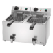 friteuse rvs dubbel 2 x 8 liter plus bartscher
