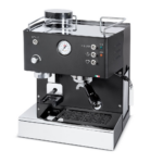 quickmill 3035 zwart espressomachine met geïntegreerde molen