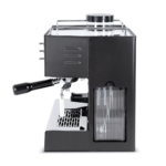 quickmill 3035 zwart espressomachine met geïntegreerde molen