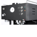 quickmill 3035 zwart espressomachine met geïntegreerde molen