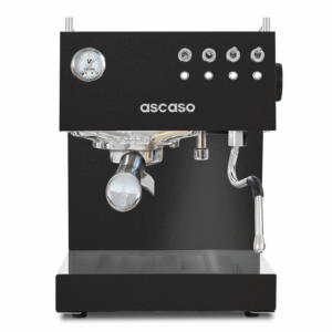 Ascaso espressomachine Duo Steel zwart – Professionele espresso thuis