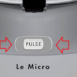 magimix pulse knop le micro