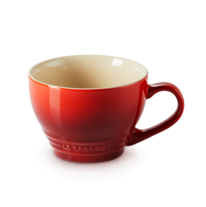 Le Creuset grote cappuccino mok 400 ml - Kersenrood