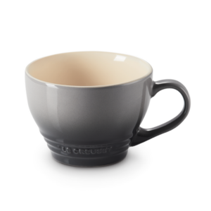Le Creuset grote cappuccino mok 400 ml - Flintgrijs