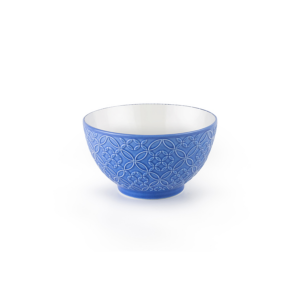 Ibili keramiek kom 13 cm - 2 stuks - Jardin Blue