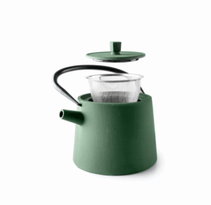 Ibili Yame Gietijzeren Theepot 1,2 Liter met RVS Filter