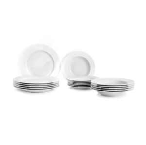 Ibili 18 Delig Porselein Castilla Blanco Servies