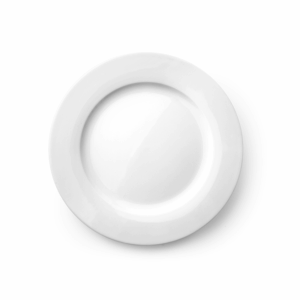 Ibili dinerbord porselein Castilla Blanco 6 stuks - 27 cm