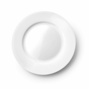 Ibili dessert bord porselein Castilla Blanco 6 stuks