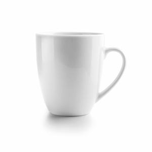 Ibili mok 365 ml porselein Castilla Blanco set van 6 stuks