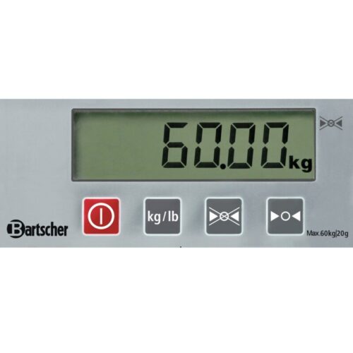 bartscher digitale weegschaal tot 60 kg bartscher digitale weegschaal tot 60 kg
